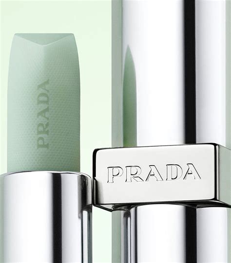 prada blushing care lip balm|prada color changing lip balm.